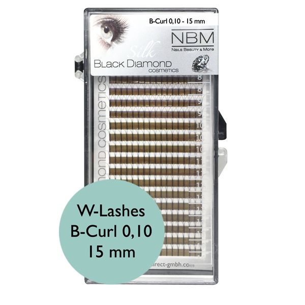 BDC Silk W-Lashes (3D) B-Curl 0,10 15mm