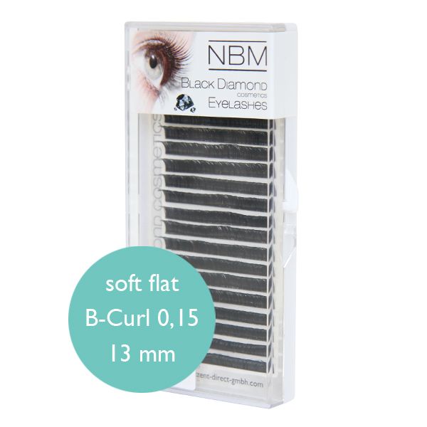 BDC Soft Flat Silke Lashes B Curl 0,15 - 13mm