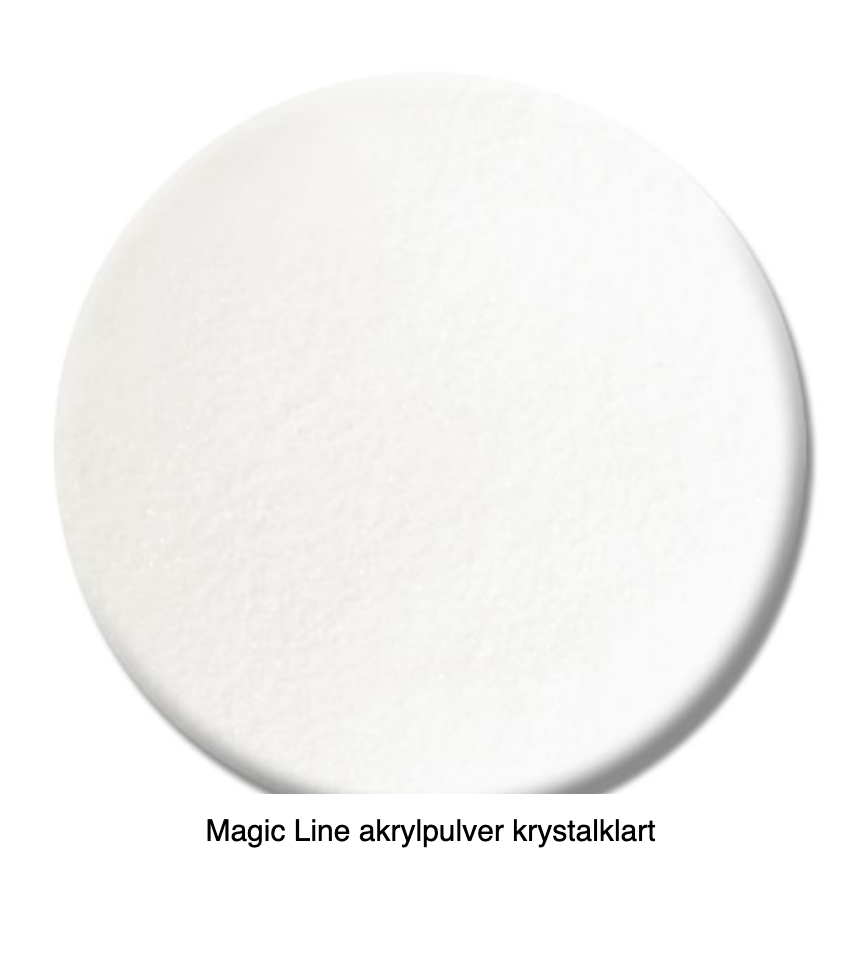 Magic Line akryl pulver crystal klar 150 g
