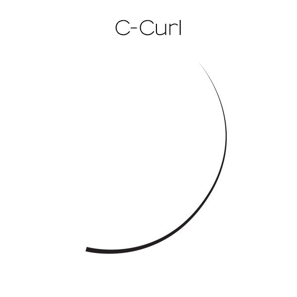 BDC Silk Y Lashes (2D) C Curl 0,07 Bland