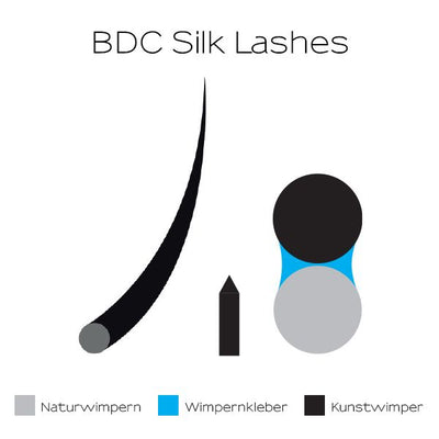 BDC Silk Lashes C Curl 0,07 - 11mm